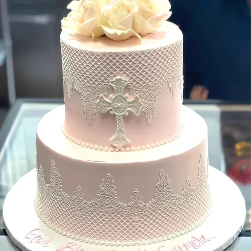 Miniatura 2 de Azúcar joyas comestibles encaje pastel encaje estera en relieve chandelilac textura fondant impresión estera de encaje corona tiara decoración molde