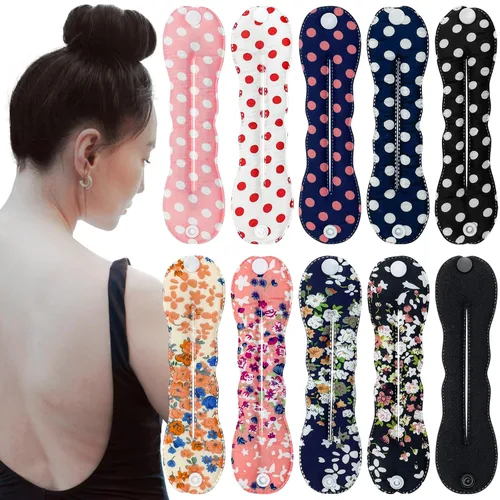 Miniatura 10 de 4 Piezas Creador de Moños Hábil Twist Francés Oreja de Conejo Retorcedor de Moños Flor Flexible Rápido Accesorios de Peinado para Mujeres Niñas