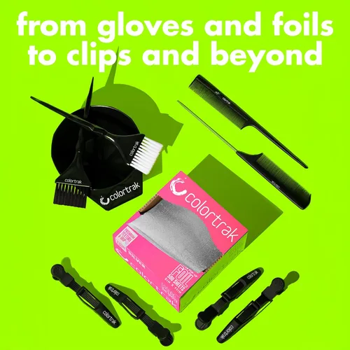 Miniatura 8 de Colortrak Luminous Collection - Guantes desechables de nitrilo, color lila escarcha, pequeños, de un solo uso, seguros para alérgicos, sin látex