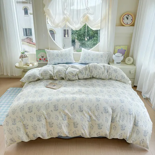 Miniatura 10 de Polka Dot Twin XL Duvet Cover Pink Zipper Twin XL Comforter Cover Cotton Double Gauze Cute Soft Duvet Cover Set with 2 Pillowcases Boho Girls