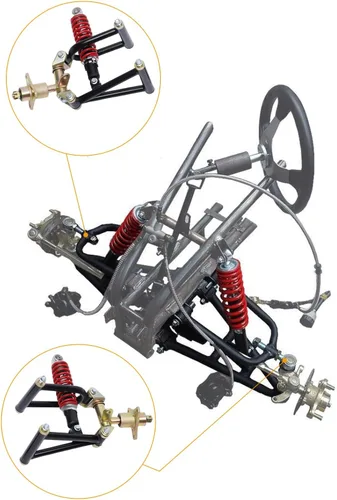 Miniatura 3 de PanDair 1 Juego de Conjunto de Brazo de Balanza de Suspensión Delantera Para Moto de Cross Eléctrica, ATV, Quad, Buggy, Moto Kart, Piezas de Go