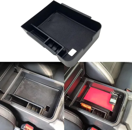 Miniatura 8 de Compatible con Sentra 2020 2021 2022 2023 2024 2025 Accesorios Organizador de bandeja de consola central, caja de almacenamiento secundaria