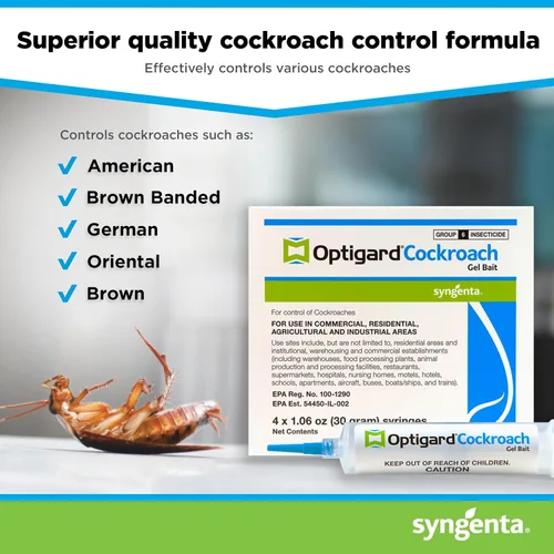 Miniatura 4 de Syngenta 61597 Optigard Gel para Cucarachas