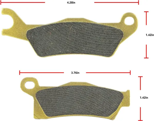 Miniatura 3 de Pastillas de freno para Can-Am Outlander EFI XT XT-P XMR DPS Max XT/XT-P/XMR/DPS 450/570/650/800R/850/1000, pastillas de freno delanteras y traseras