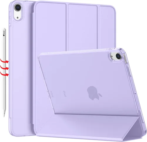 Miniatura 12 de iMieet Funda para iPad Air de 11 pulgadas M3 2025/M2 2024 - Funda para iPad Air de 5ª/4ª generación 2022/2020 de 10.9 pulgadas, carcasa trasera Rosa