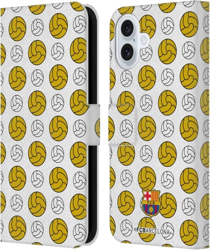 Miniatura 69 de Head Case Designs Funda de piel con licencia oficial del FC Barcelona Ball Pattern Campions compatible con Apple iPhone 11