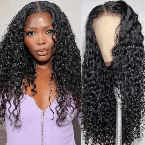 Miniatura 11 de Pelucas de cabello humano sin pegamento de 7 x 5, predepiladas, densidad del 200%, peluca para usar y llevar, precortada, sin pegamento, peluca
