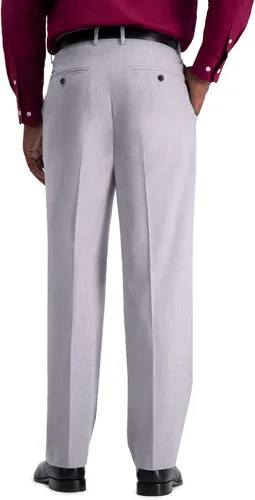 Miniatura 2 de Haggar Mens Classic Fit Flat Front Flex Waistband Stretch Dress Pant