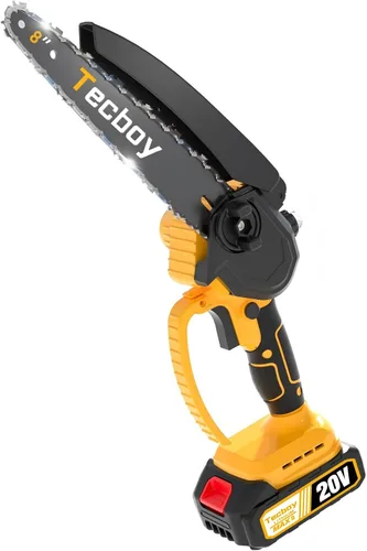 Miniatura 3 de Mini motosierra eléctrica 2 en 1 de 8 y 6 pulgadas, inalámbrica, portátil, para sierras de poste a pilas Makita, sierra de mano pequeña con 2