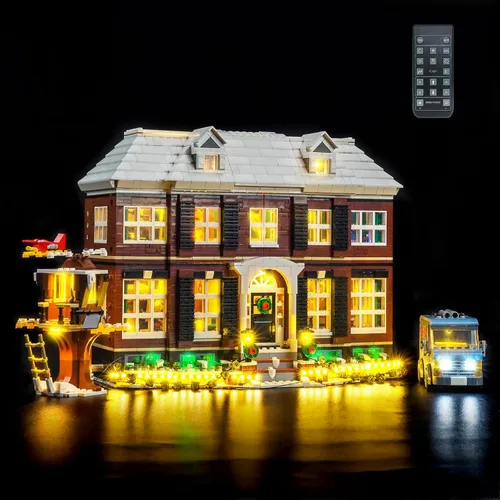 Miniatura 10 de VONADO Kit de luz LED compatible con el juego Lego Home Alone - Versión musical