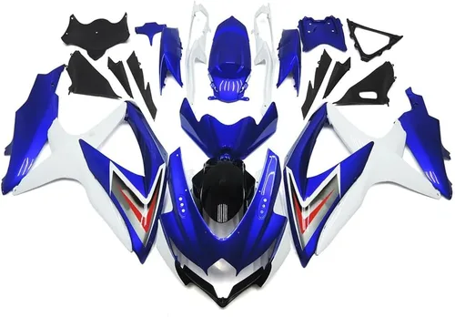 Miniatura 137 de Kit de carenado de inyección azul, negro y blanco para Suzuki GSXR600 GSX750 2006 2007 GSXR 600 GSX-R750 06 07 ABS Carenado de plástico completo
