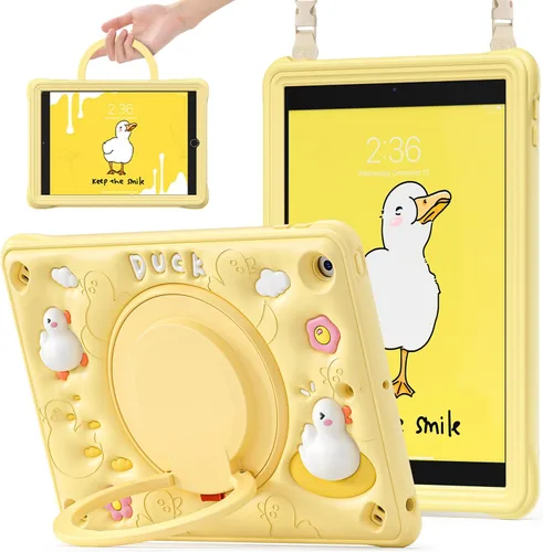 Miniatura 12 de Funda para iPad de 10.2 pulgadas de 9ª generación 2021 / 8ª generación 2020 / 7ª 2019, funda a prueba de golpes para niños con protector
