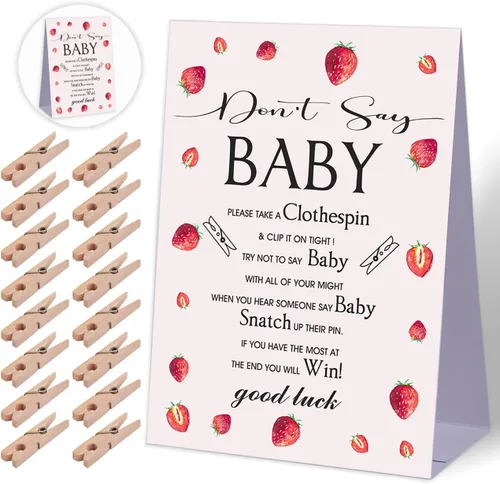Miniatura 7 de Juego de baby shower, decoración gótica de Halloween, mini pinzas para la ropa para baby shower, decoraciones neutrales para baby shower, baby
