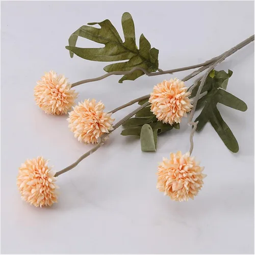 Miniatura 9 de Fake Flowers Dandelion Flower Ball Branch Silk Artificial Flowers Home Wedding Decor Flore Arrangement Accessaries Fake Flores Artificial Flowers