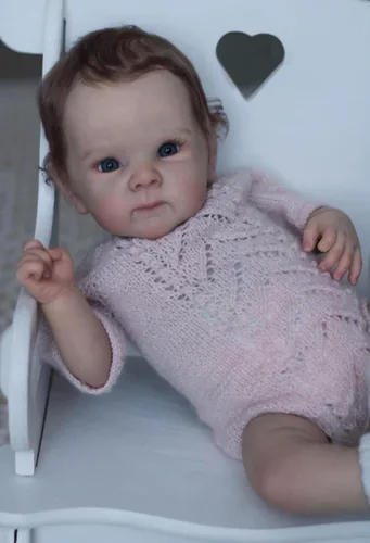 Miniatura 5 de cosheng Muñecas de bebé recién nacidas realistas de 18 pulgadas con cuerpo de tela, regalo para niños a partir de 3 años