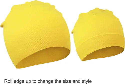 Miniatura 6 de DRESHOW BQUBO - Gorro unisex para bebé, paquete de 8 unidades, gorro de punto suave y lindo para bebé