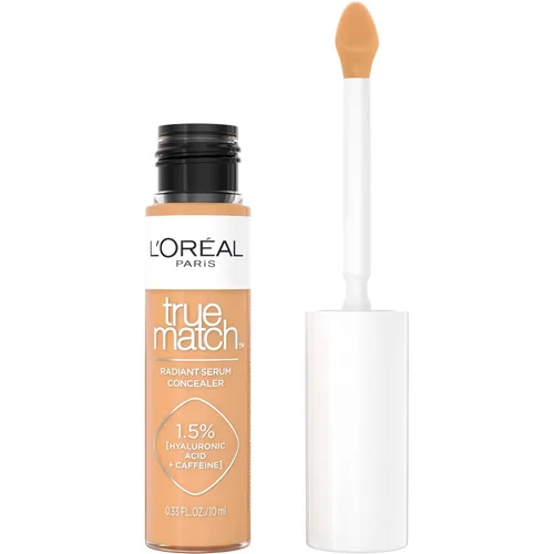 Miniatura 13 de L'Oreal Paris True Match - Corrector de suero radiante, corrector iluminador debajo de los ojos con 1.5% de ácido hialurónico y cafeína, C3, 0.33