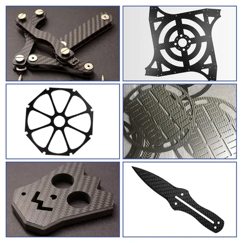 Miniatura 4 de Hojas de Fibra de Carbono 100X200X0.5MM - FAKILO 100% 3K Fibra de Carbono Mate para Reparación de Paneles de Modelos de Billeteras Hechas a Mano DIY
