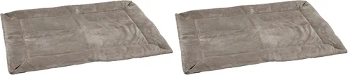 Miniatura 17 de K&H Pet Products Almohadilla Autocalentable para Jaula de Perro, Mediano Colchoneta Autocalentada para Cama de Perro y Gato, Portátil, Lavable a Gris