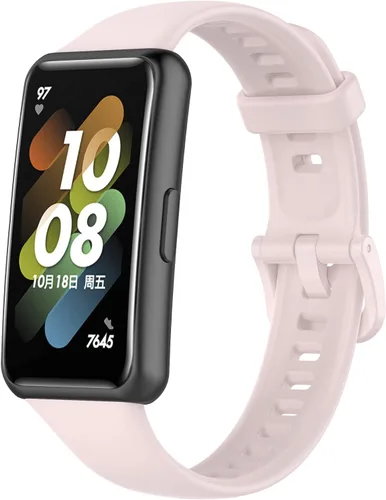 Miniatura 8 de Senter Banda de repuesto de goma suave de liberación rápida para Huawei Band 7 Smart Watch Púrpura