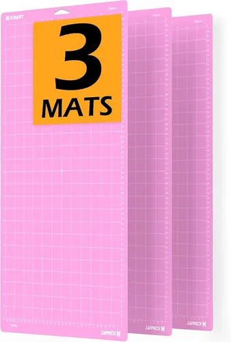 Miniatura 19 de Xinart Alfombrillas de corte para Cricut Maker 3/Maker/Explore Air 2/Air/One (agarre ligero + agarre estándar, 12 x 12 pulgadas) Alfombrillas