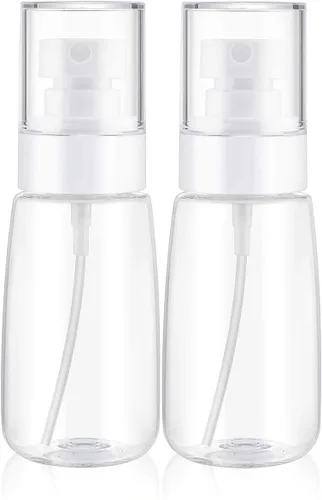 Spray botella de agua para el cabello, rociadores de estilista de niebla fina 360 pulverizadores vacíos pequeños de nebulización, atomizador de 2oz