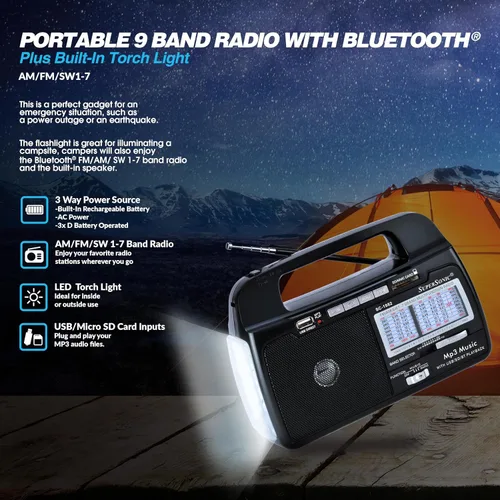 Miniatura 2 de Supersonic SC1082 Radio portátil.