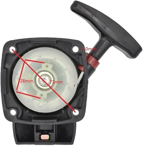 Miniatura 2 de Recoil Pull Starter Garden Tools Gasolina Cepillo Cutter Start Reemplazos para 1E34/34F/22cc/26cc/36cc