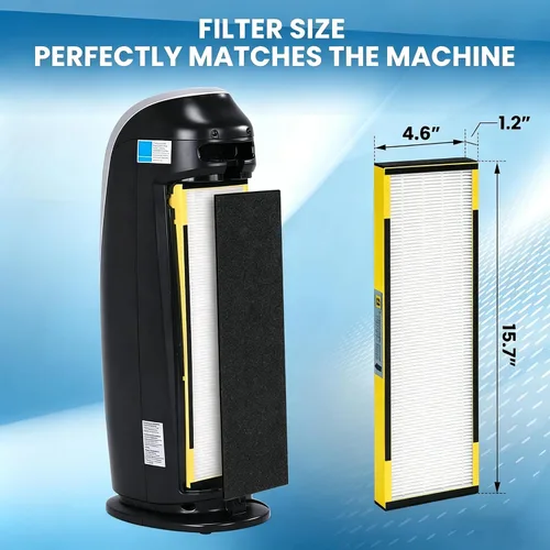 Miniatura 2 de Paquete de 2 filtros HEPA FLT4825 B de repuesto para G-Guardian, compatible con FLT4825 AC4825 AC4300 AC4800 AC4900 AC4850 AP2200CA AP2800CA