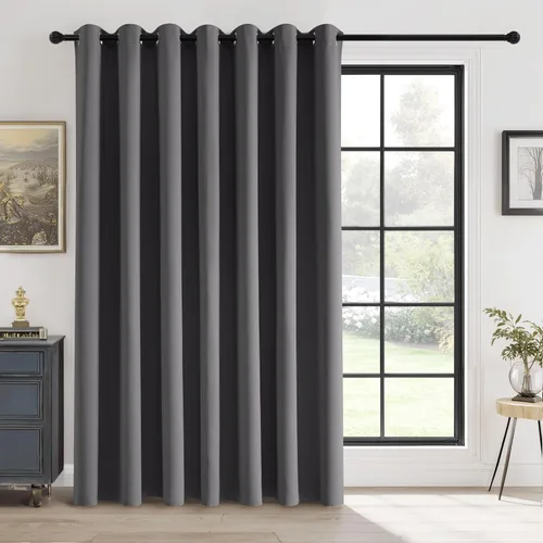 Miniatura 58 de RYB HOME - Cortinas opacas para patio - Cortinas con ojales sólidos, paneles de ventana grandes, eficiencia energética, cortinas de privacidad