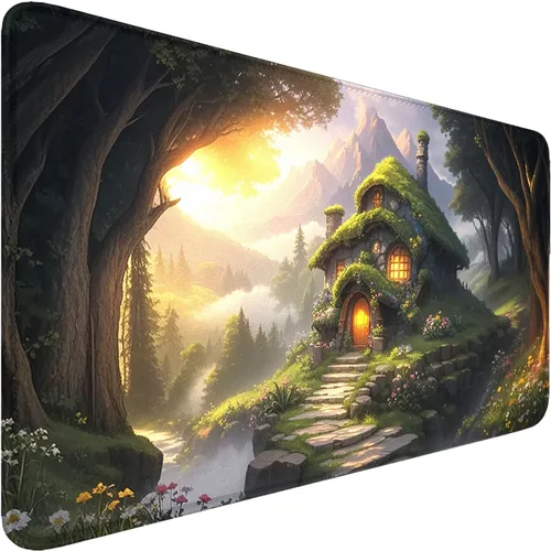 Miniatura 22 de MTG - Tapete de juego con zonas, bordes cosidos, tapete MTG para TCG de 24 x 14 pulgadas, tapete de juego entintado con bolsa de almacenamiento