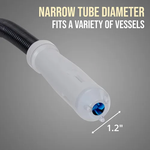 Miniatura 8 de Bomba automática de transferencia de combustible DEWAY con boquilla para control de flujo y parada, se adapta a la mayoría de las latas de gasolina