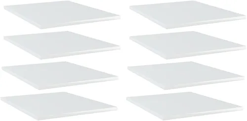 Miniatura 47 de 8 tableros de repuesto para estanterías, paneles de repuesto de aglomerado, unidades de almacenamiento, estantes organizadores, roble Sonoma de 15.7