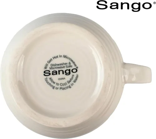 Miniatura 9 de Siterra Artist's Blend - Juego de tazas de cerámica de colores surtidos de 17 onzas (servicio para 4)