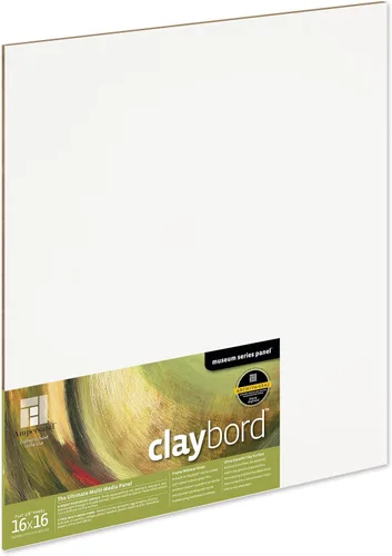 Miniatura 85 de Ampersand Art Supply Panel de pintura de madera: Serie Museo Claybord, 10 "x 10", 2" Perfil con acunado Perfil con cuna de 2