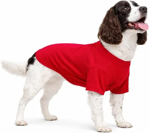 Miniatura 96 de Lovelonglong 2019 - Ropa para mascotas, Disfraces para Perro, Ropa Camisetas en blanco para Perros Grande Medianos Pequeños 100% Algodón 18