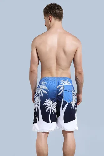 Miniatura 5 de MILANKERR Traje de baño para hombre, traje de baño para hombre, traje de baño para hombre, traje de baño corto de 9 pulgadas de entrepierna de 20