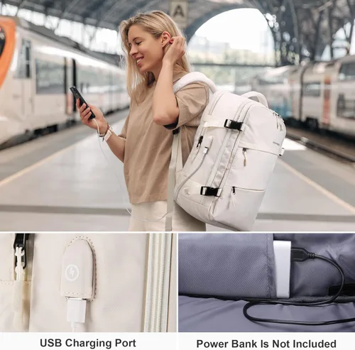 Miniatura 8 de HOMIEE Spirit Airlines - Mochila de viaje de 18 x 14 x 8 pulgadas, bolsa para artículos personales, equipaje de mano debajo del asiento, aprobada