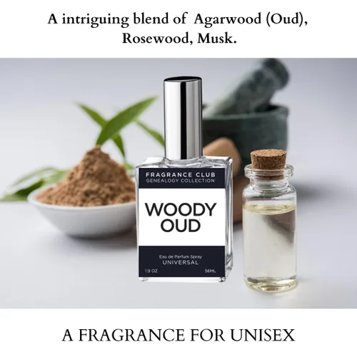 Miniatura 3 de Woody Oud Luxury Inspired 1.9 Oz EDP, cálido aroma a madera para hombres