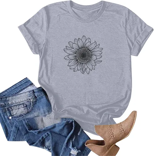 Miniatura 56 de Camiseta con estampado de animales para mujer, camiseta de libélula divertida, linda camiseta de manga corta, blusa de primavera 2023, camisas