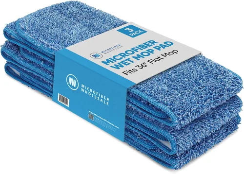 Miniatura 11 de Microfiber Wholesale Almohadilla de microfibra absorbente de 18 pulgadas, reutilizable, lavable a máquina, repuestos (paquete de 2)