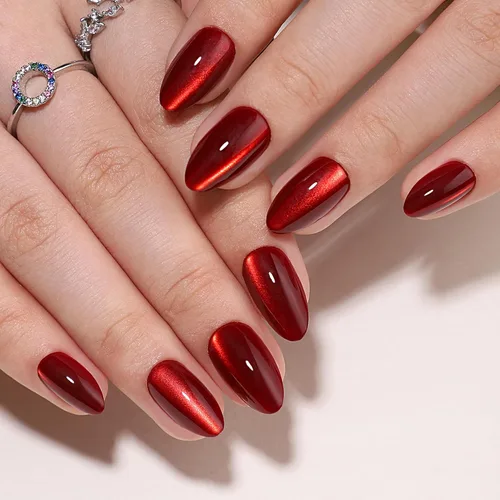Miniatura 23 de 24 uñas postizas a presión de punta francesa, uñas acrílicas medianas falsas/falsas con diamantes de imitación de flores, diseños de punta francesa