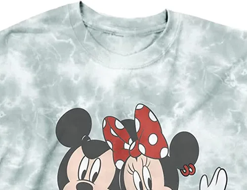 Miniatura 7 de Disney Camisa de moda de Mickey Mouse para mujer, ropa de Mickey y Minnie Mouse, camiseta de teñido anudado de Mickey Mouse