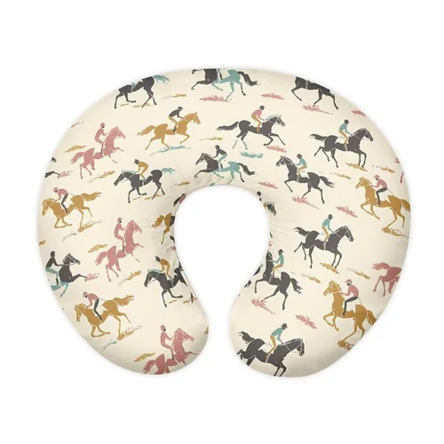 Miniatura 22 de Funda de almohada de lactancia de alpaca arcoíris para alimentación con biberón, funda de almohada de lactancia transpirable extraíble para bebé