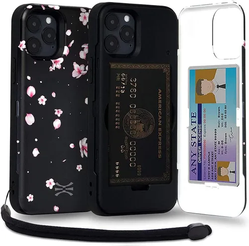 Miniatura 6 de TORU CX PRO - Funda tipo cartera para iPhone 12 Pro/iPhone 12 Funda protectora a prueba de golpes resistente con tarjetero oculto y ranura
