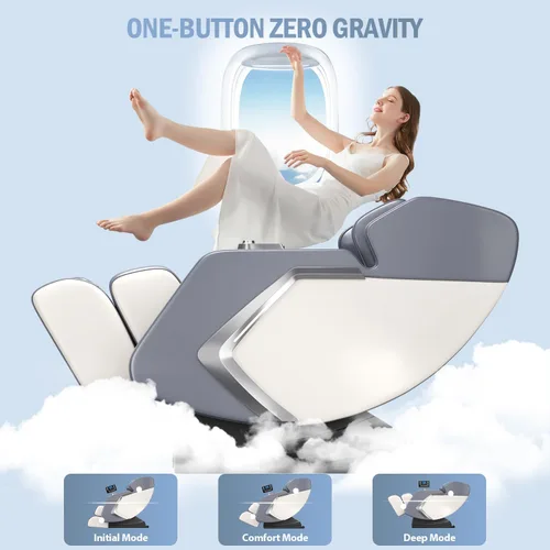 Miniatura 2 de Massage Chair Full Body- Zero GravityMassage Recliner with Air Pressure, 10 Fixed Massage Rollers, Heating, Foot Roller, Bluetooth Speaker for Home