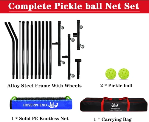 Miniatura 5 de Portable Pickleball Net - 22FT Regualtion Size Pickle Ball Net，Weather Resistant Steady Steel Frame and Carry Bag for Indoor, Outdoor, Driveway