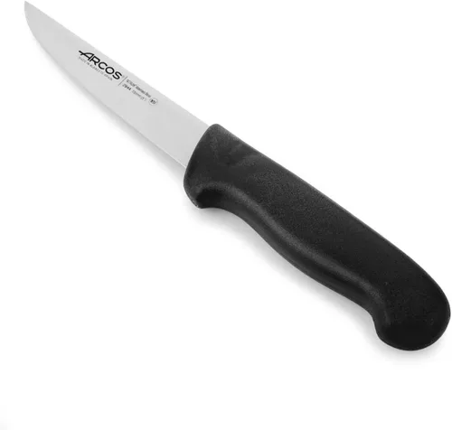 Arcos Cuchillo deshuesador de acero inoxidable nitrum de 5 pulgadas y hoja de 5.118 in. Cuchillo de carnicero profesional para cortar huesos de
