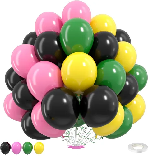 Miniatura 9 de Globos de Graduación 2025, 50 Piezas Globos de Graduación Negro Dorado de 12 Pulgadas para Suministros de Decoración de Fiesta de Graduación