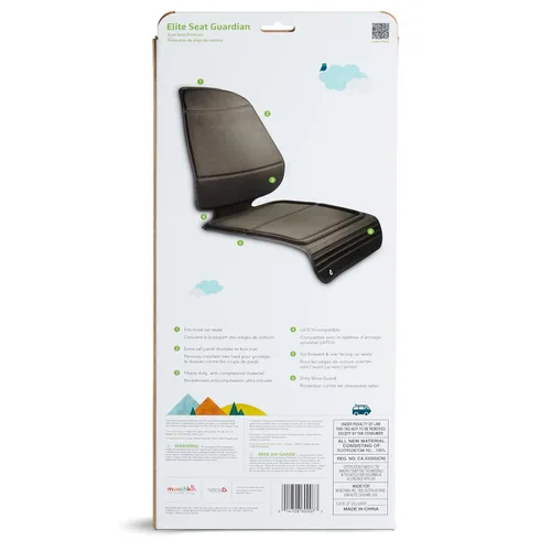Miniatura 6 de Munchkin Protector de asiento de coche para niños, protector de asiento Elite con tela Grime Guard, gris oscuro